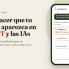 Cómo hacer que tu negocio aparezca en ChatGPTy las IAs